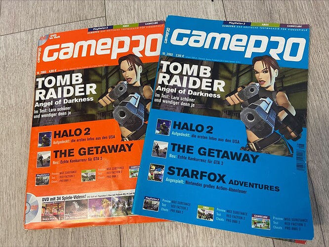 Entwürfe zum GamePro-Cover