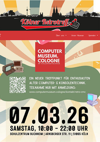 Retro-CMC - Kontakt Computermuseum Cologne