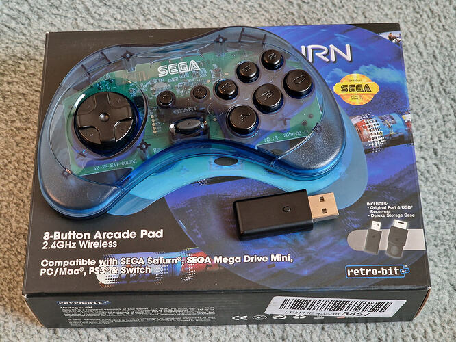 Sega Genesis oder Sega Saturn Controller von retro-bit