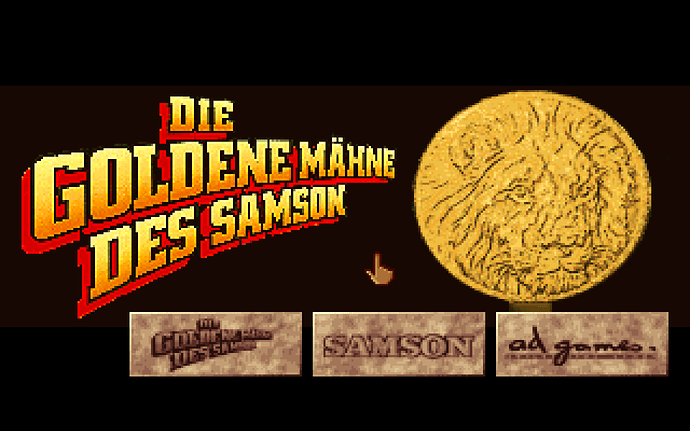 Werbespiel der Tabakmarke Samson