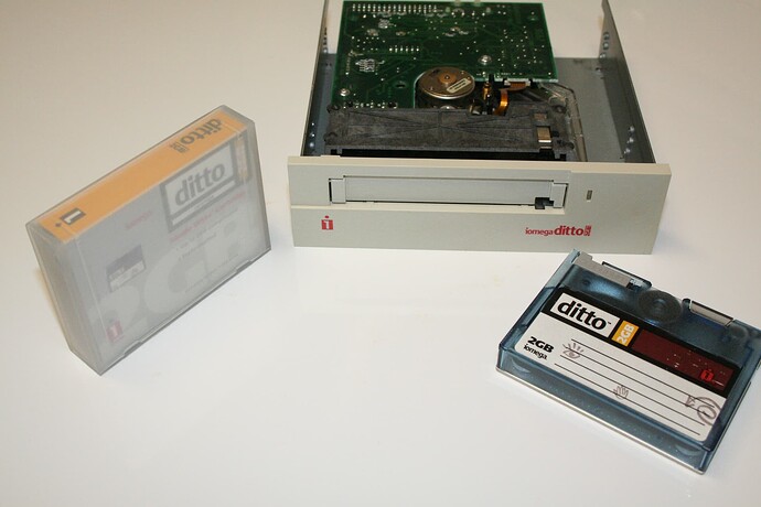 Iomega Ditto 2GB drive and tape