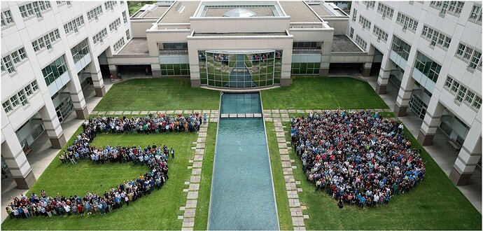 Exterior of the IBM site (modern)