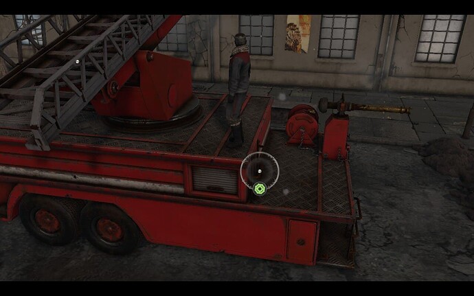 Ein Tastendruck genügt, um vom Feuerwehrwagen zu steigen? Mitnichten! Hier kommt man ja nur auf die nächste Stufe.