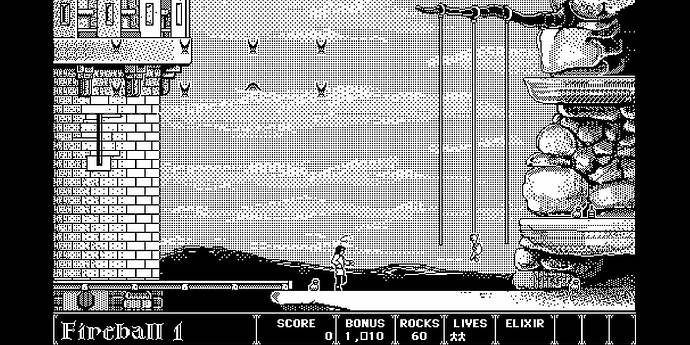 Dark Castle (Macintosh, 1 bit)