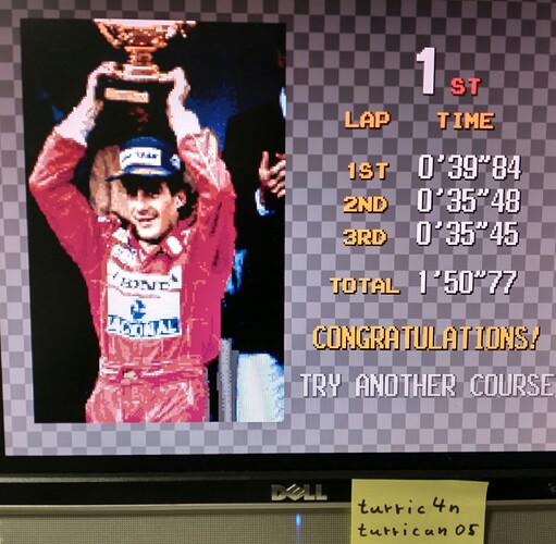 Ayrton Senna's SMGPII_last record