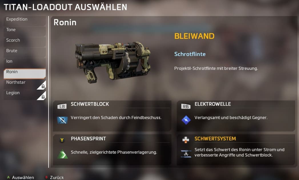 Titanfall 2 - Loadout